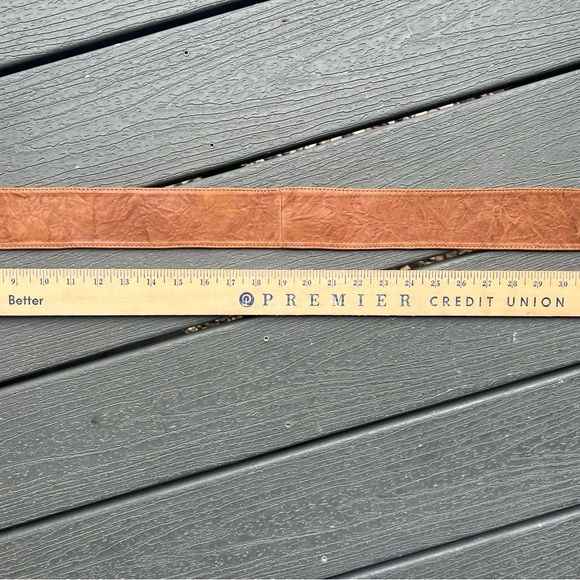 STREETS AHEAD BROWN SOFT LEATHER BELT SIZE MEDIUM NEW - Picture 5 of 9